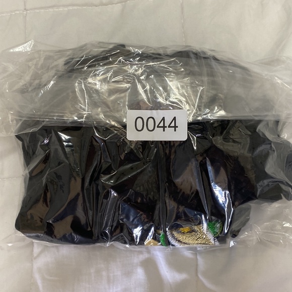 Hecho Mexico True Wrap Crop Top Womens M Sunflower Embroidery Prarie Cottagecore - Picture 11 of 11